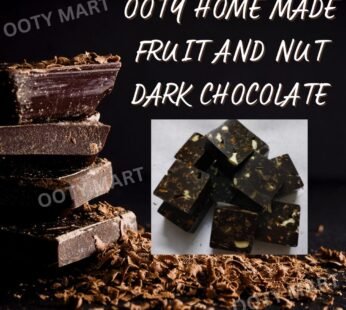 Ooty Home Made Fruit and Nut Dark Chocolate 250 Grams