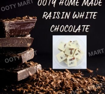 Ooty Home Made Raisin White Chocolate 250 Grams