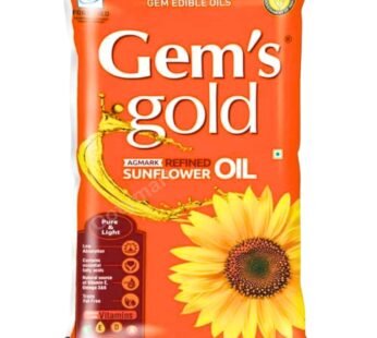 Gems Gold Refined Sunflower Oil 1L